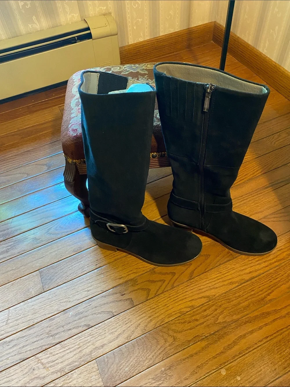 Dansko Black  Suede Tall Boots